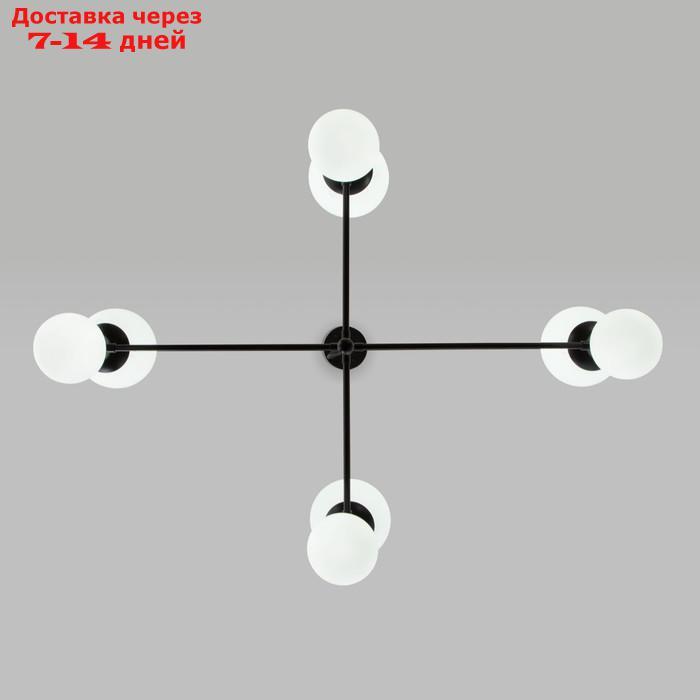 Светильник потолочный Eurosvet Bubble 30182/8, E27, G9, 8х20Вт, 1000х760 мм, цвет чёрный - фото 3 - id-p226869546