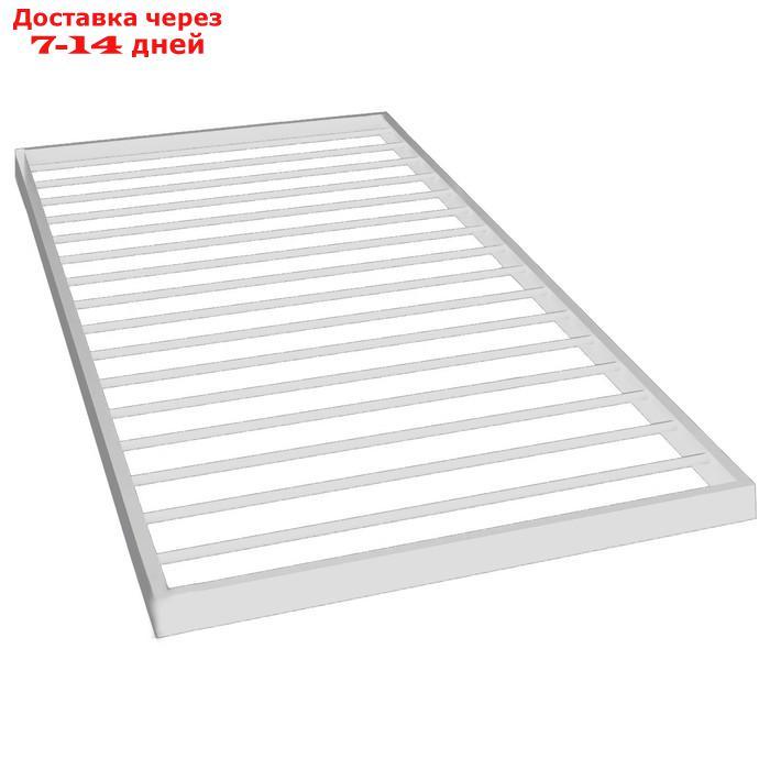 Кровать "Милана Мини Люкс", 800×2000 мм, металл, цвет белый - фото 2 - id-p226871338