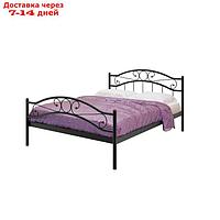 Кровать "Надежда Плюс", 1600×2000 мм, металл, цвет чёрный