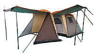 Четырехместная палатка MirCamping KRT-104, большой тамбур и 3 входа