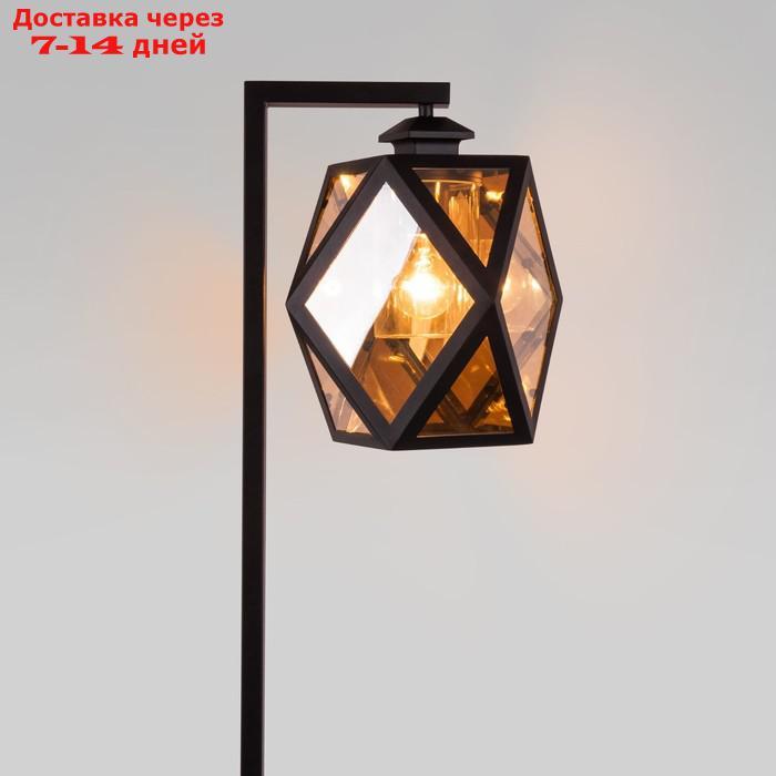 Уличный светильник на столбе Elektrostandard, Ambra, 280х260х1200 мм, E27, цвет чёрный - фото 1 - id-p226915482