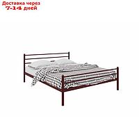 Кровать "Милана Плюс", 1600×2000 мм, металл, цвет коричневый