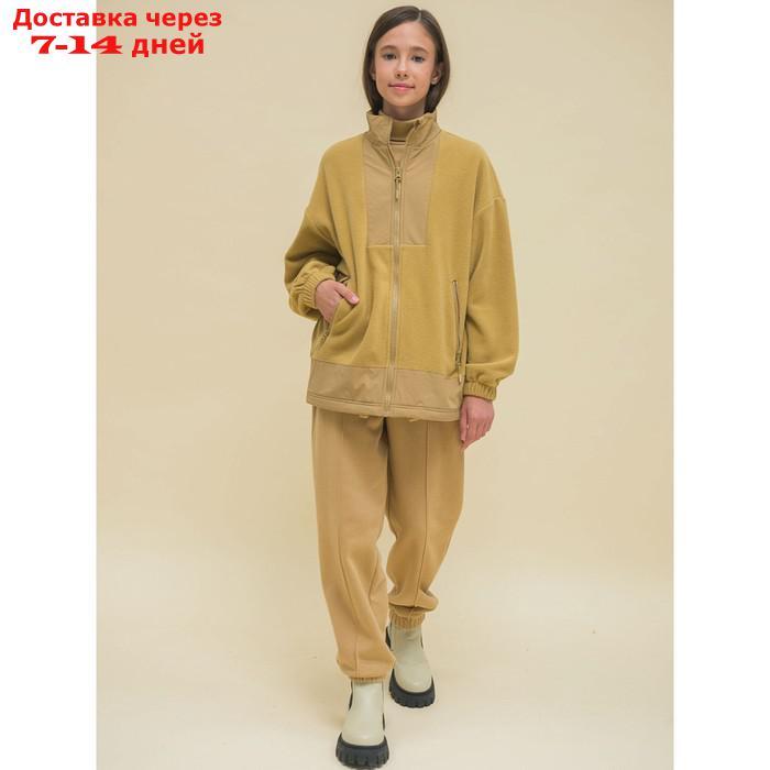 Куртка для девочек, рост 140 см, цвет бежевый - фото 3 - id-p226872420