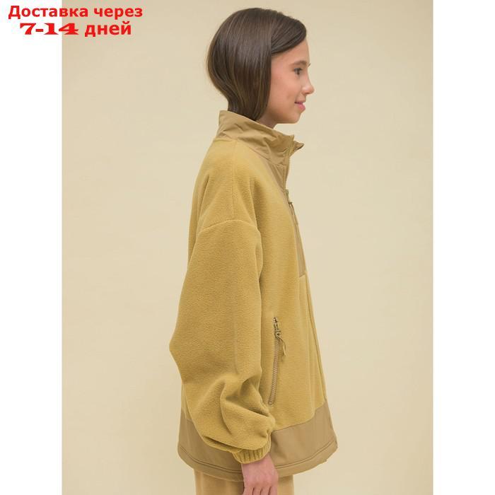 Куртка для девочек, рост 140 см, цвет бежевый - фото 6 - id-p226872420