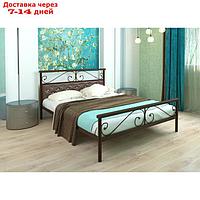 Кровать "Эсмиральда мягкая Плюс", 1800×2000 мм, металл, цвет коричневый