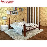 Кровать "Софья Люкс Плюс", 1800×2000 мм, металл, цвет коричневый