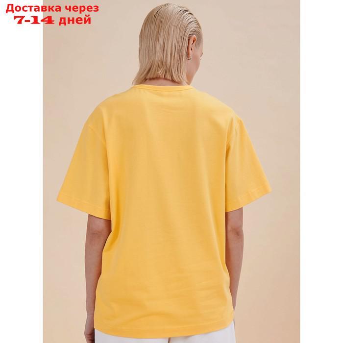 Футболка женская, размер XL, цвет жёлтый - фото 2 - id-p226891204