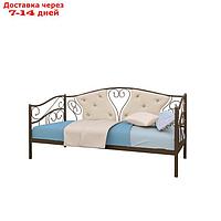 Кровать "Тахта Юлия", 800×2000 мм, металл, цвет коричневый