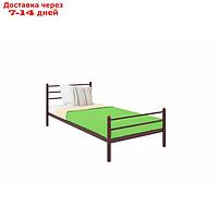 Кровать "Милана Мини Плюс", 900×2000 мм, металл, цвет коричневый