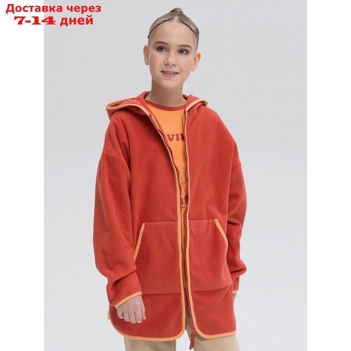 Куртка для девочек, рост 158 см, цвет терракотовый - фото 1 - id-p226872447