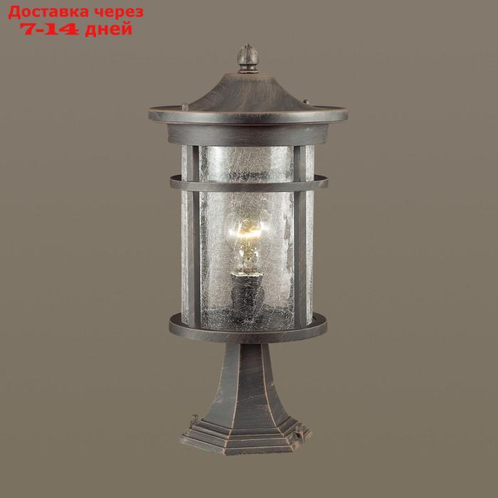 Уличный светильник на столб VIRTA, 1x60Вт, E27, IP44, цвет черный - фото 1 - id-p226919680