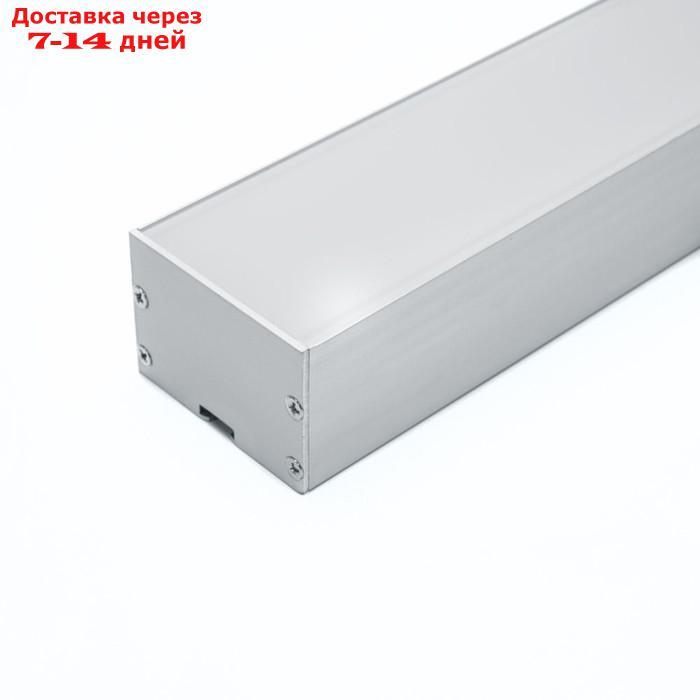 Профиль накладной для светодиодной ленты Feron, CAB257, 2 м, цвет серебро - фото 1 - id-p226913547