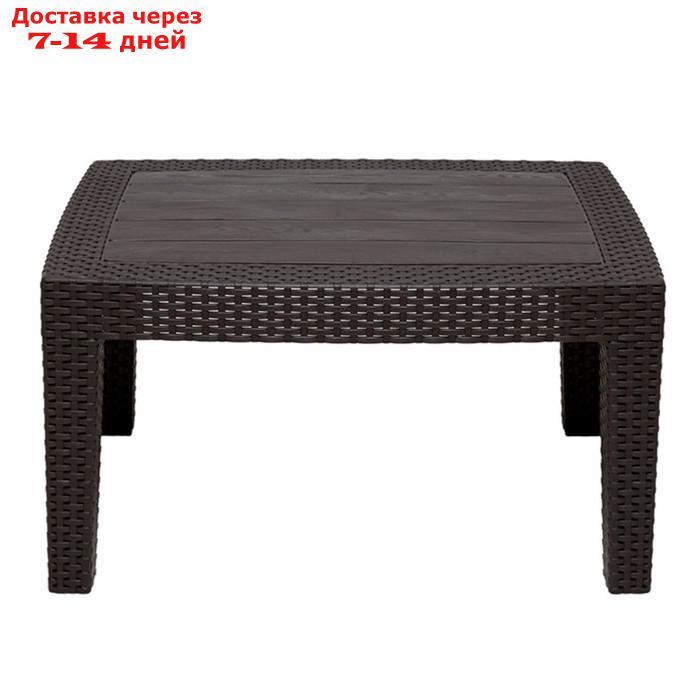 Комплект мебели RATTAN Comfort 3: 2 кресла + 1 столик, цвет венге - фото 3 - id-p226907647