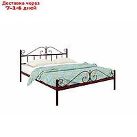 Кровать "Диана Плюс", 1800×2000 мм, металл, цвет коричневый