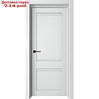 Дверное полотно "Альфа 2", 800×2000 мм, глухое, цвет белый