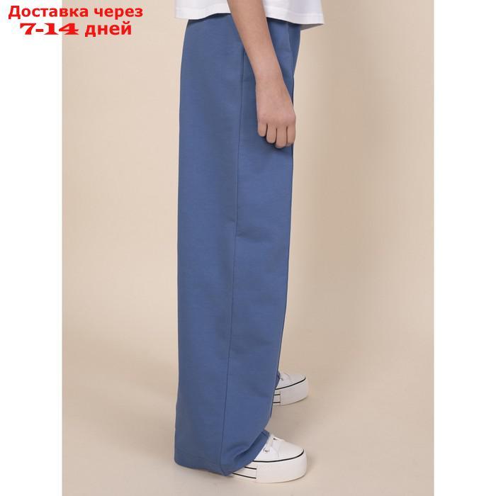 Брюки для девочек, рост 128 см, цвет джинс - фото 2 - id-p226872482