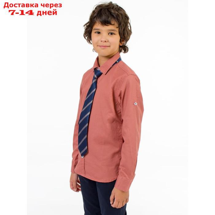 Сорочка верхняя для мальчиков Isee, рост 158-164 см, цвет терракотовый - фото 3 - id-p226872495