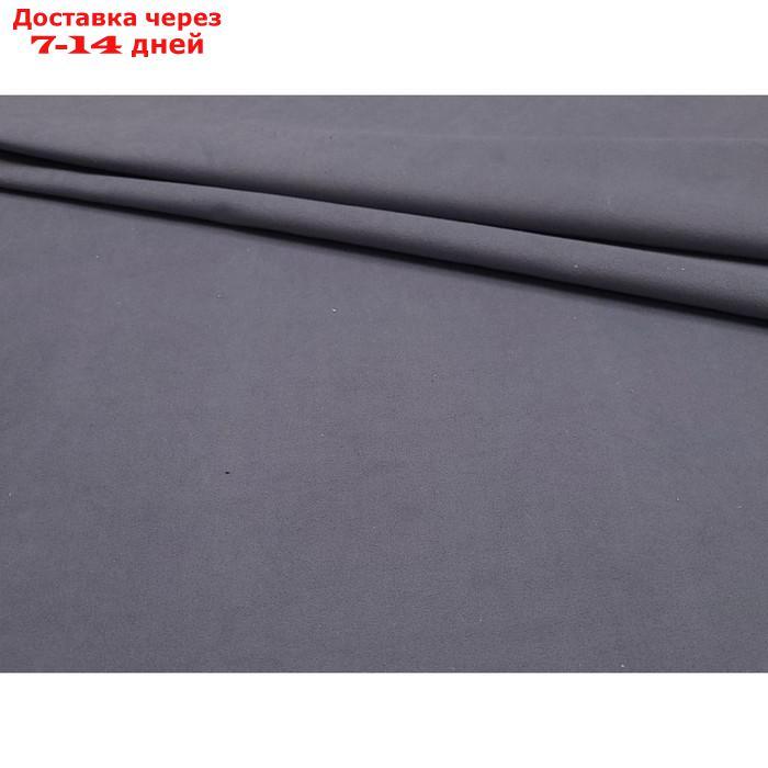 Угловой диван "Мансберг", механизм еврокнижка, угол правый, велюр, цвет серый - фото 2 - id-p226921965