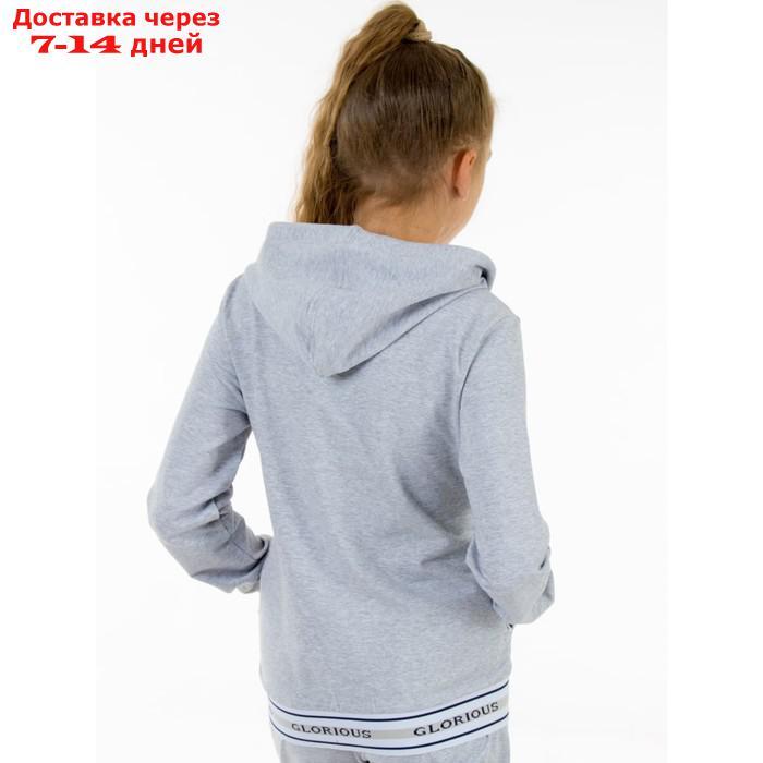 Костюм спортивный для девочек Isee, рост 146-152 см, цвет серый - фото 5 - id-p226872497