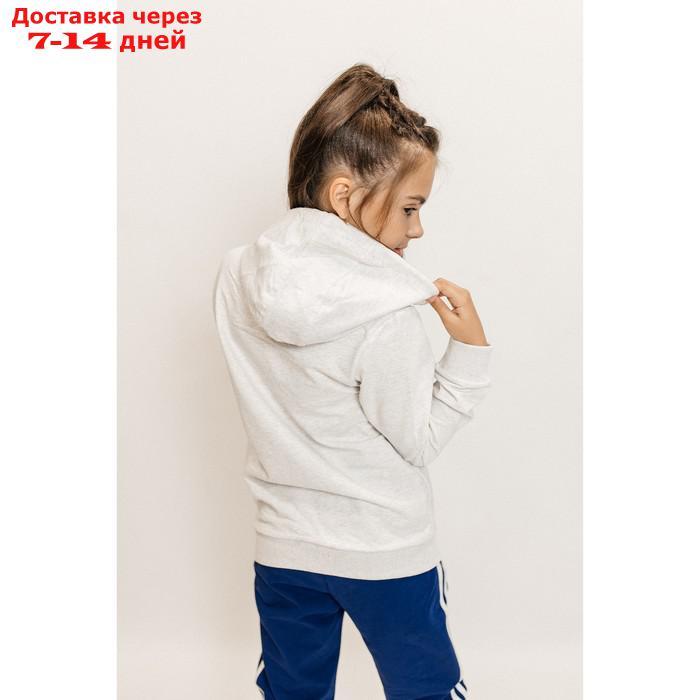 Костюм спортивный для девочек Isee, рост 146-152 см, цвет серый, синий - фото 2 - id-p226872500