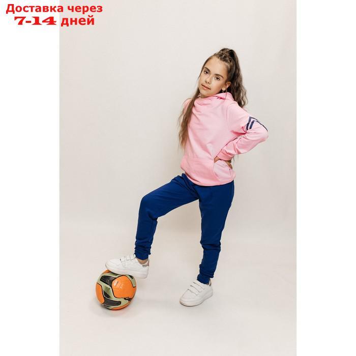 Костюм спортивный для девочек Isee, рост 128-134 см, цвет розовый, синий - фото 5 - id-p226872502