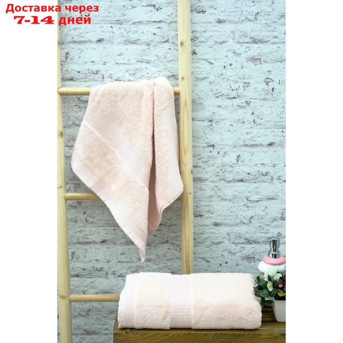 Полотенце Arya Home Gloss, размер 50X90 см, цвет розовый - фото 1 - id-p226903018