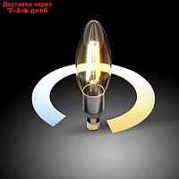 Умная филаментная светодиодная лампа Elektrostandard, 37х37х118 мм, 5Вт, E14, 500Лм, 4200/6500/3300К