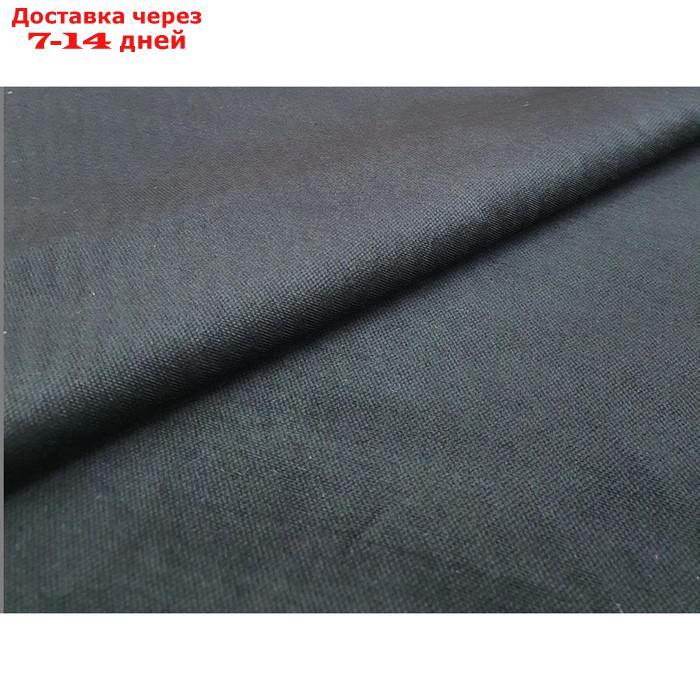 Угловой диван "Мансберг", механизм еврокнижка, угол правый, микровельвет, цвет чёрный - фото 2 - id-p226921991