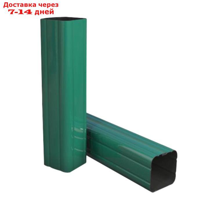 Столб 2,5м RAL 6005 (зеленый) 60х40х1,2мм без отв. под бетон цинк полимер. с заглушкой Формика, шт - фото 1 - id-p226907977