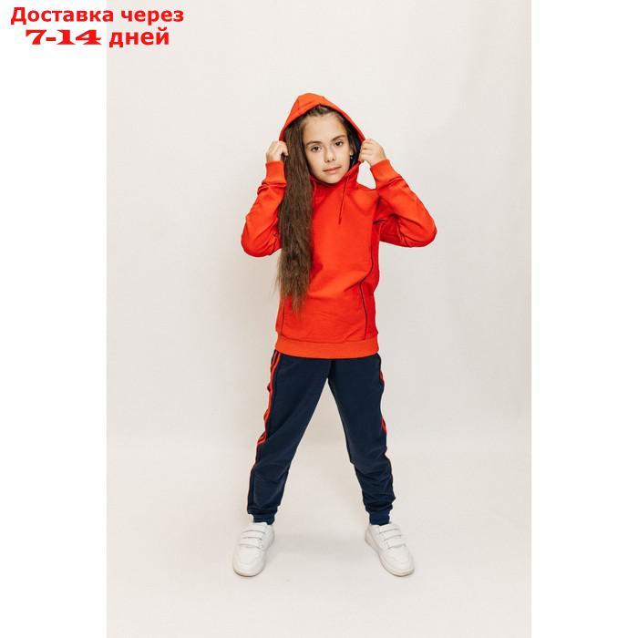 Костюм спортивный для девочек Isee, рост 164-170 см, цвет красный, синий - фото 3 - id-p226872522