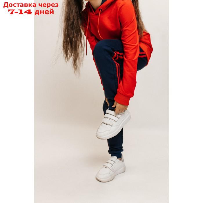 Костюм спортивный для девочек Isee, рост 164-170 см, цвет красный, синий - фото 8 - id-p226872522