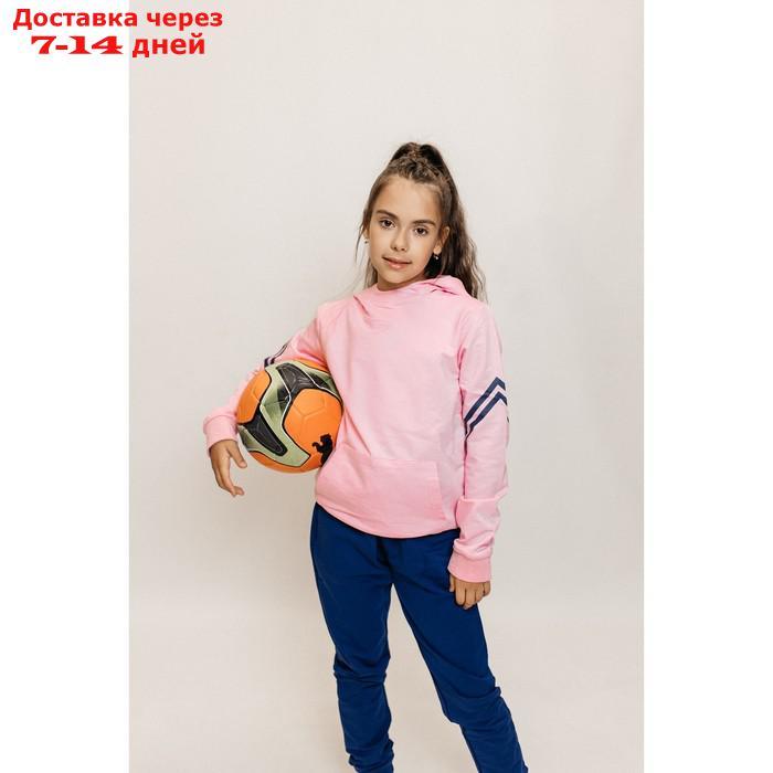 Костюм спортивный для девочек Isee, рост 164-170 см, цвет розовый, синий - фото 2 - id-p226872543