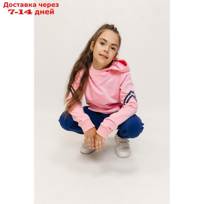 Костюм спортивный для девочек Isee, рост 164-170 см, цвет розовый, синий - фото 7 - id-p226872543
