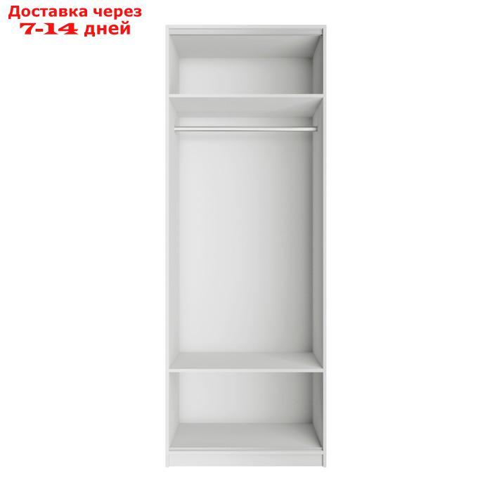 Шкаф гармошка "Локер", 800×530×2200 мм, штанга, цвет белый снег - фото 4 - id-p226920345