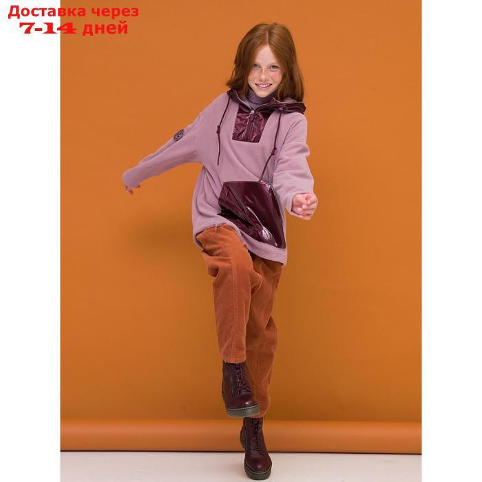 Куртка для девочек, рост 146 см, цвет сиреневый - фото 7 - id-p226934631