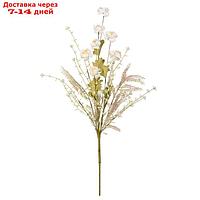 Искусственный цветок "Гвоздика полевая", высота 60 см, цвет кремовый