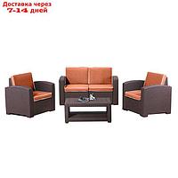 Лаунж комплект мебели RATTAN Premium 4, цвет венге