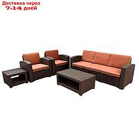Лаунж комплект мебели RATTAN Premium 5, цвет венге