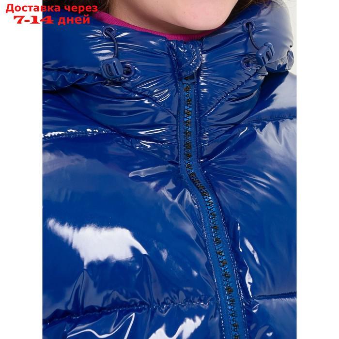 Пальто для девочек, рост 146 см, цвет синий - фото 2 - id-p226934639