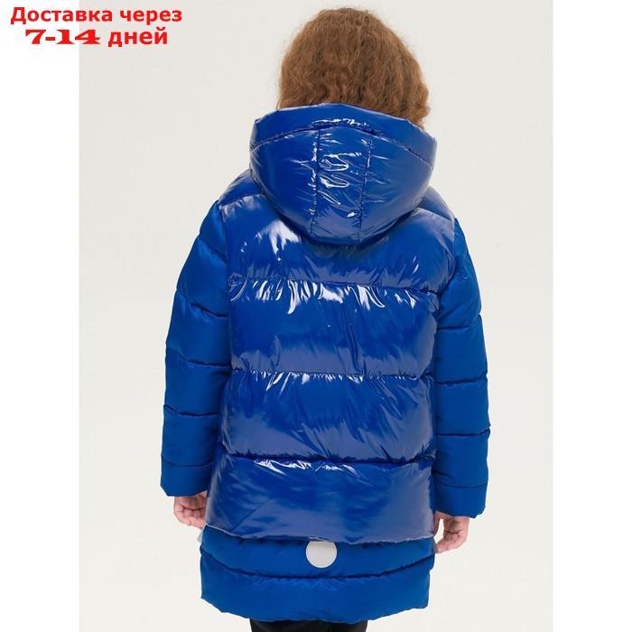 Пальто для девочек, рост 146 см, цвет синий - фото 6 - id-p226934639