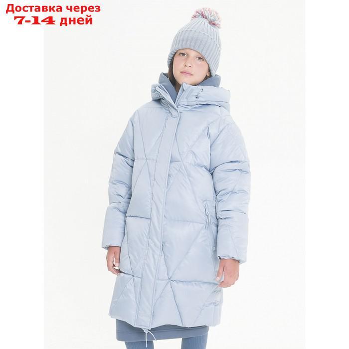 Пальто для девочек, рост 128 см, цвет серый - фото 2 - id-p226934648