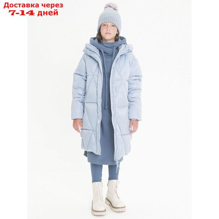 Пальто для девочек, рост 128 см, цвет серый - фото 6 - id-p226934648