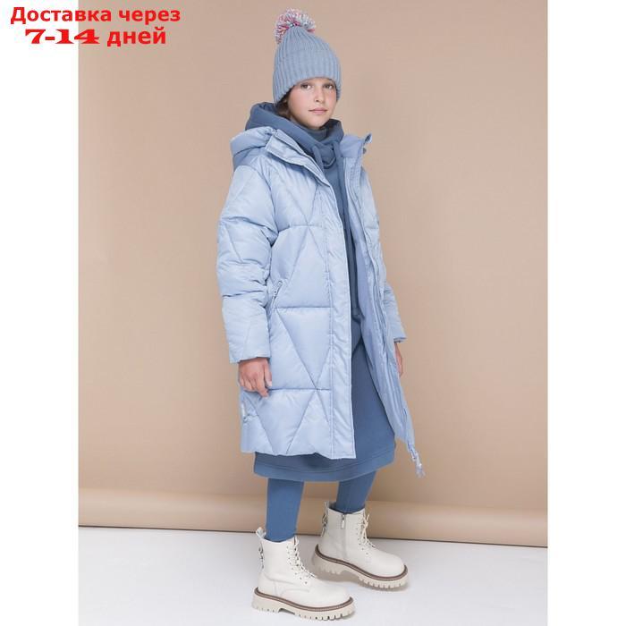 Пальто для девочек, рост 128 см, цвет серый - фото 7 - id-p226934648