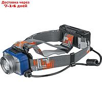 Фонарь аккумуляторный налобный 14 238 NPT-H18-ACCU 1CREE LED 10 Вт 7 режима аккум. Li-io