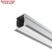 Алюминиевый профиль встраиваемый Led Strip ALM-2720-S-2M, 200х2,7х2 см, цвет серебро