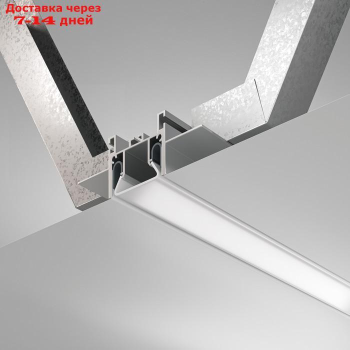 Алюминиевый профиль для натяжного потолка Led Strip ALM014S-2M, 200х7,22х3,42 см, цвет серебро - фото 5 - id-p226918465