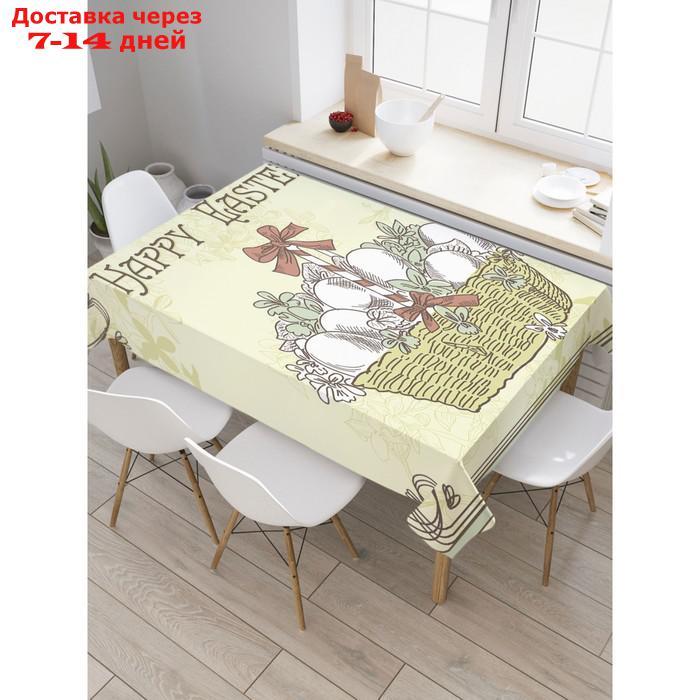 Скатерть на стол с рисунком "Винтажная Пасхальная открытка", размер 145x180 см - фото 1 - id-p226908118