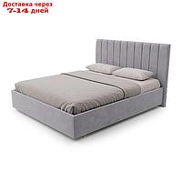 Кровать "Алькасар" без ПМ, 200×190 см, премиум велюр, цвет звездная пыль