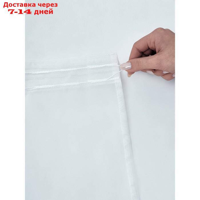 Тюль "Марио", размер 500x280 см, цвет белый - фото 7 - id-p226927528