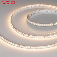 Светодиодная лента Arlight 8х1 мм, 5 м, IP20, 2835, 160 LED/м, 12 Вт/м, 24 В, 3000К, свечение тёплое белое